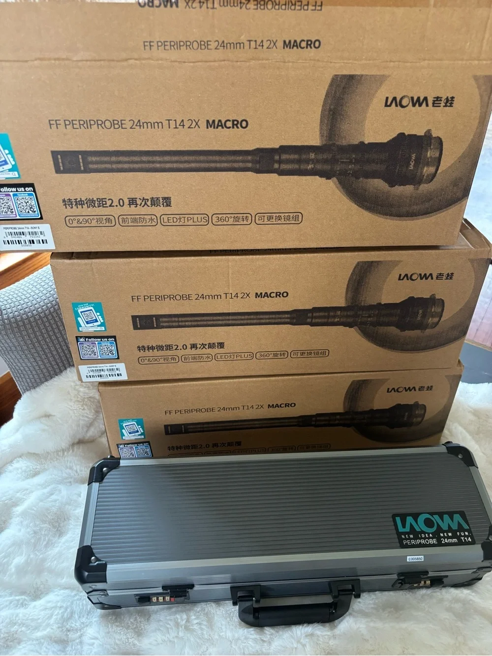 1 LEFT! New in Factory Sealed Box Laowa 24mm t14 2x Periprobe Kit Sony E